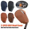 Univerzální kryty hlav golfových holí Push Putter Head Protector PU kožené klínky Kryty golfových sportovních doplňků