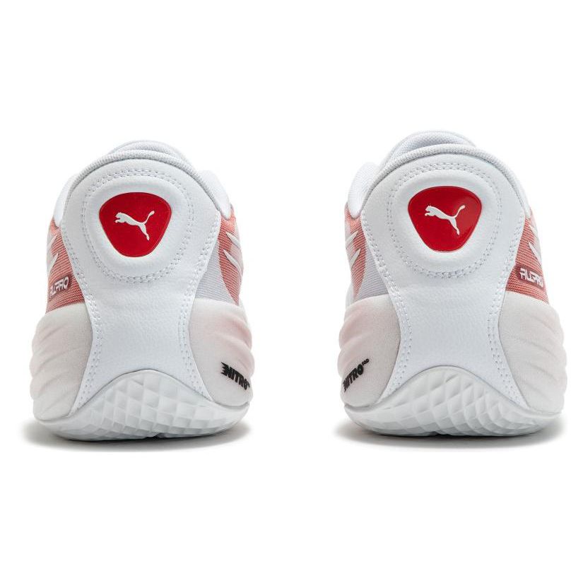 Puma All-Pro Nitro Team White Red Unisex Sneakers For-All-Time-Red 379081-04