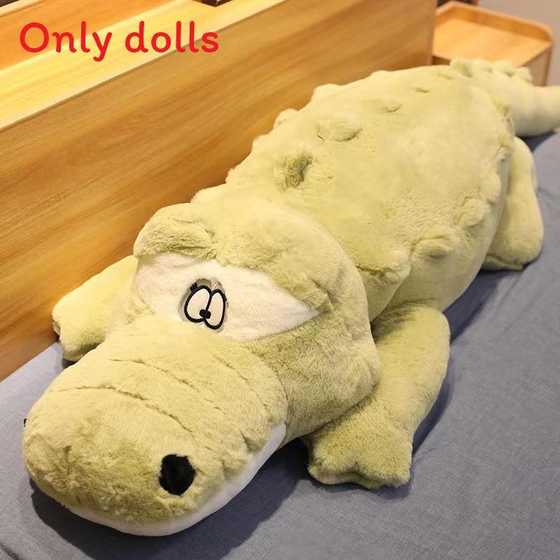 Plush Crocodile Pillow Large Animal Toy With Pp Cotton Filling For Kids And Collectors