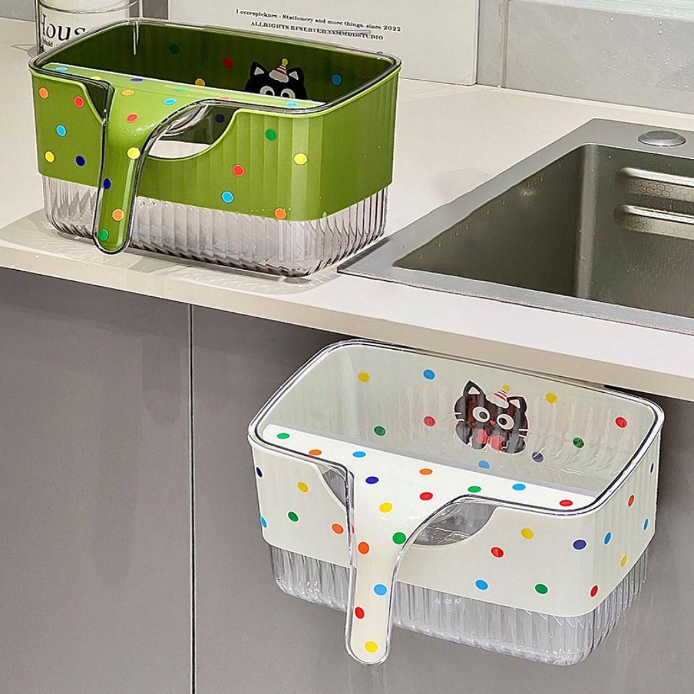 Large Capacity Waste Trash Can Wall-Mounted Food Waste Toilet  Household Cleaning Tools