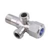 Brass Double Outlet Angle Valve One In Two Dual-Purpose Multi-function Angle Valve
