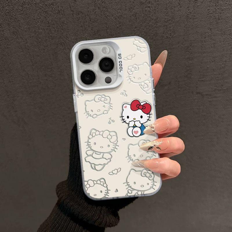 Hello Kitty Kuromi Cinnamoroll Case For Iphone 17 Pro Max 17 Air 16 15 14 11 12 13 Pro Max 16 Plus 16e 13 Mini Cartoon PC Casing