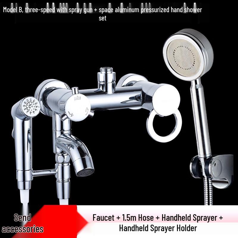 TaijuFu 3-Function Bathtub Faucet Set