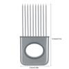 Stainless Steel Onion Holder Fruits Veg Meat Cutter Slicer Peeler Chopper with 10 Prongs