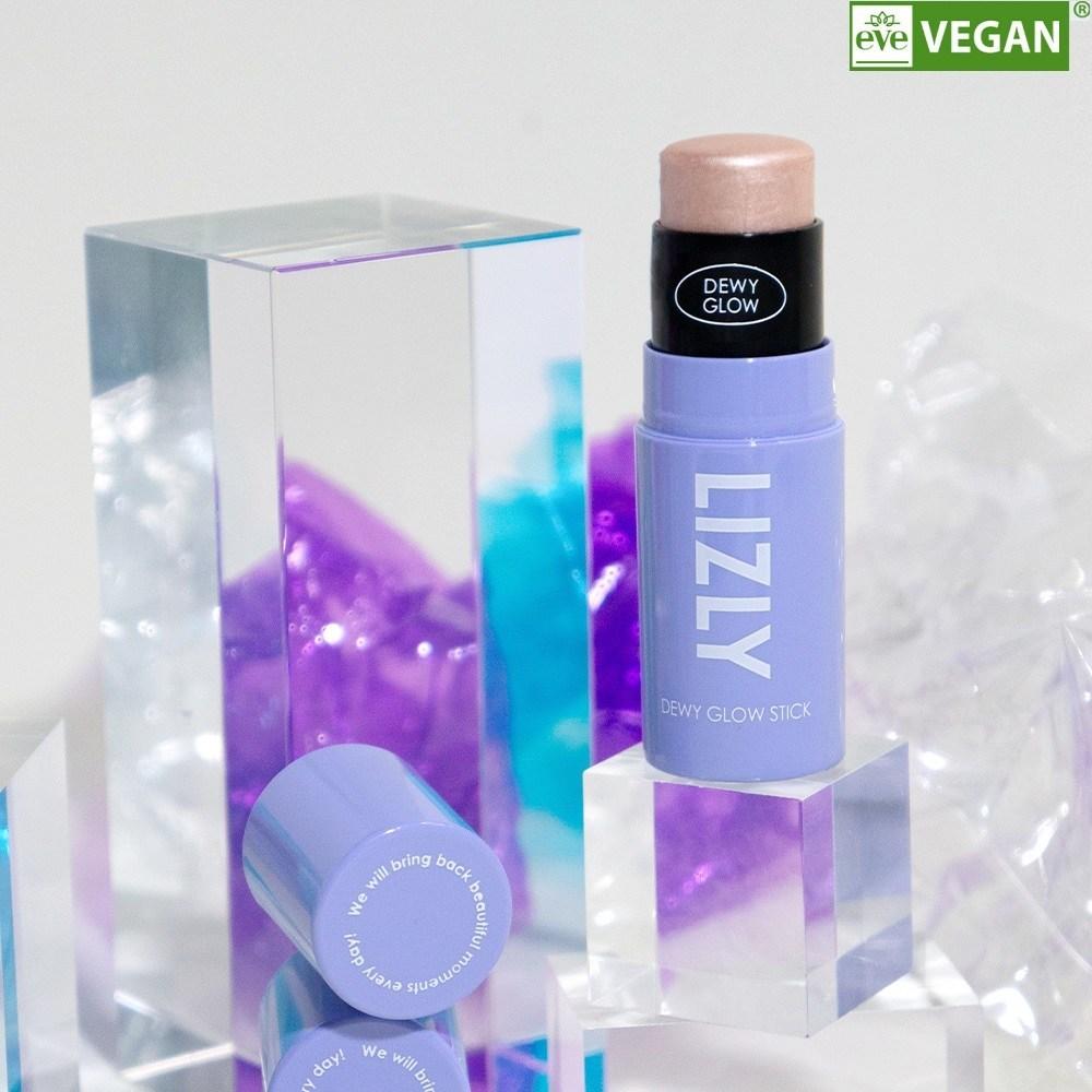 Ridgely Dewey Glow Glass Bead Cheek Blusher Cheek Touch Stick 6.5g, 1 piece, 1) Glow