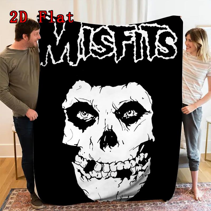 Misfits 2D Flat Pattern Flannel Blanket High quality All Seasons Warmth and Comfort Perfect for Christmas Gifts.NMT0928117