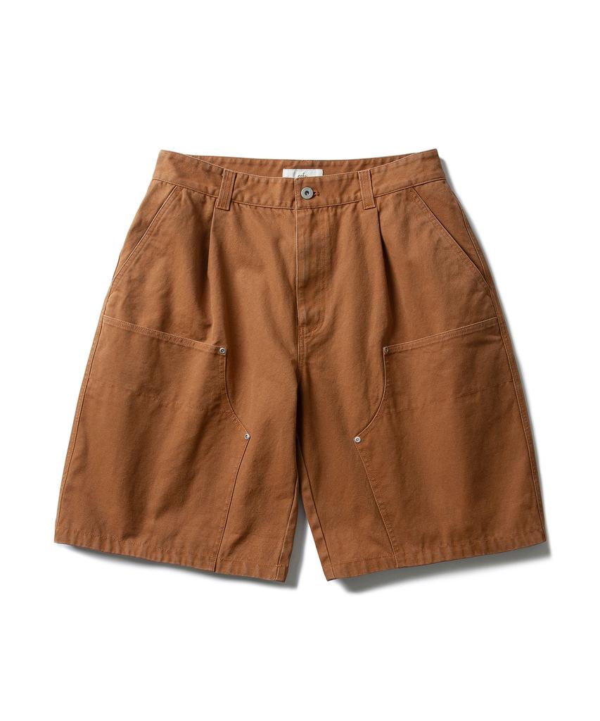 ESFAI Double Knee Stone Shorts (Camel)