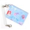 COLORFUL CANDY STYLE Disney Children's Pass Case with Train Coil Chain Hook, Bifold, Girls' Ariel THE LITTLE MERMAID, Princess Ariel, N5920000