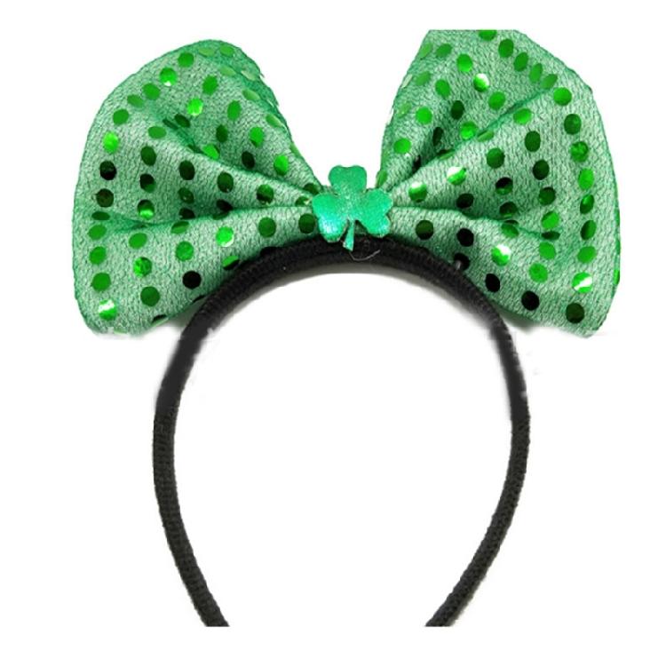StPatrick Day Accessories Set Bowknot Headband Tutu Skirt Festive Party Supply