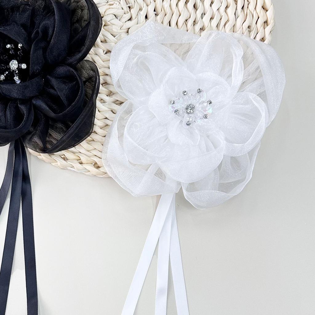 Small Fresh Organza Three-Dimensional Flower Hair Accessories Suit Dress Shoes And Hats Luggage Jacket Decorative Accessories