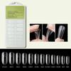240 Pieces Fake Nails Tips Artificial Manicure with Box Soft Women Girls Elegant Clear Press On