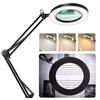 USB Magnifying Glass with 3-Color LED 72 LEDs 8X/10X Powerful Light for Soldering Iron Repair Desk Lamp Skin Care Beauty