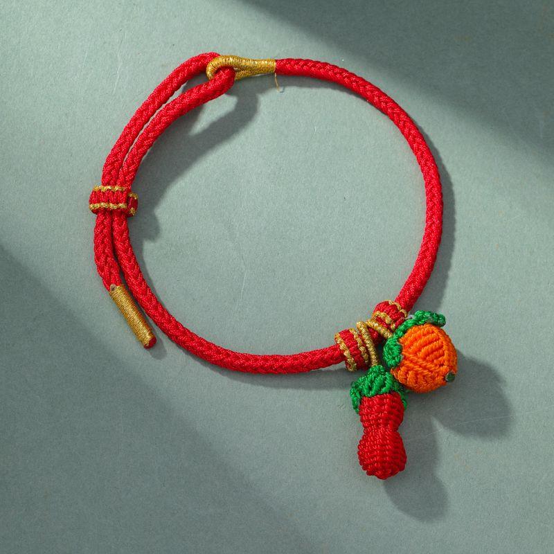 

Праздник Драконьих лодок Волшебный цвет Цзунцзы Арахис Хурма Золотой шар Маленькие аксессуары Подвеска ручной работы Ремешок для переноски Браслет из бусин 15. Red rope + good Persimmon hand rope