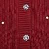 YYFS Maglioni Casual alla Moda da Donna per Autunno Inverno con Stampa Pois e Maniche Lunghe Scollo a V