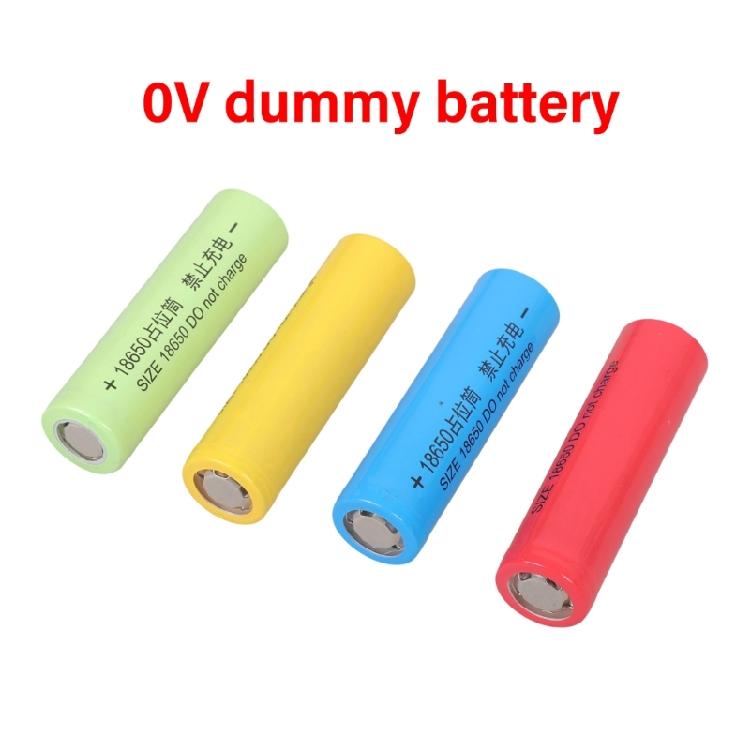 2Pcs 18650 Battery Placeholder 0V Conductive Training Dummy Cells Shortcircuit Design for Factory Series Applications