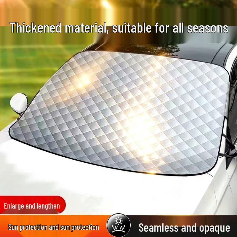 Magnetic Car Sunshade with Heat Insulation and Windshield Protection