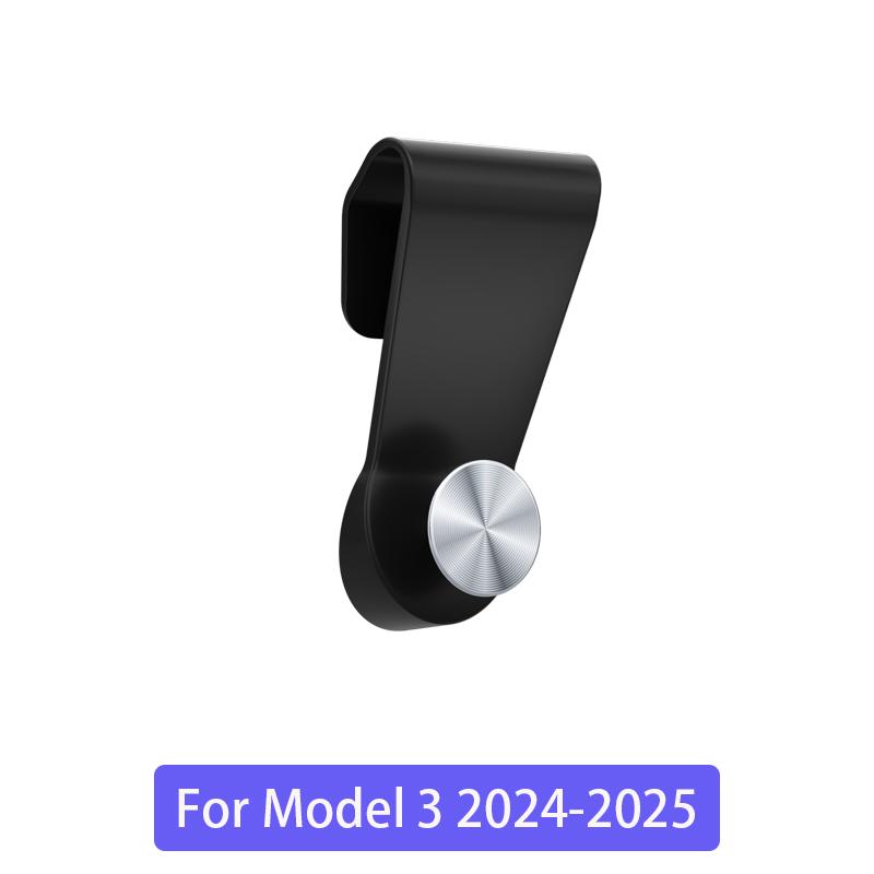 

For Tesla Model Y/Model 3 2025-2025 2025 glove box Hook Aluminum alloy hook Shopping bag storage rack Car accessories