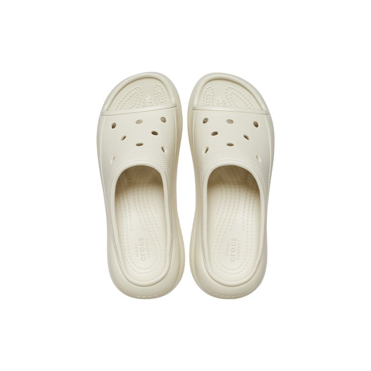 Crocs Puff Slide EVA Sports Sandals Women Sandals Bone-White 208731-2Y2