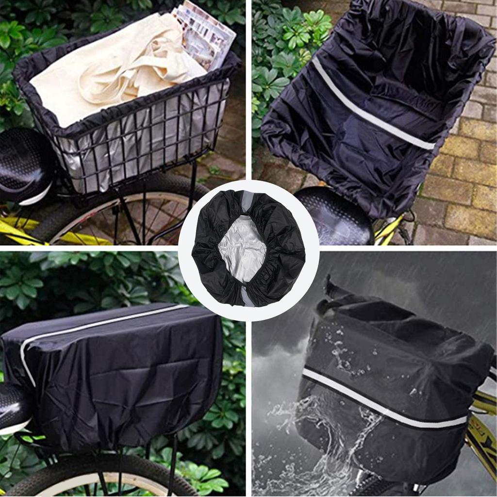 Cycle Basket Liner Water Proof Front Protective Lining Rainproof Cover for Outdoor Travel Backpack Storage