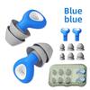 Silicone Earplugs Noise Reduction Sound Insulation Multi Layer Waterproof Sleep Silent Reusable Travel Universal