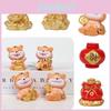 Fashionable And Adorable 2022 Cny Chinese New Year Tiger Figurines For Scene Arrangement