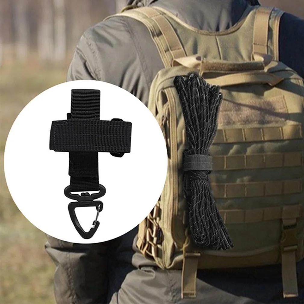 1/2pcs new multi-purpose tactical gloves buckle hook ventilator military rope climbing outdoor storage adjust camping hanging