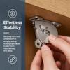 2pcs Zinc Alloy Table Leaf Lock Connector Secure Table Lock Connector  Cabinet