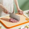 Double-Sided Wheat Straw Cutting Boards for Kitchen Dishwasher Safe Chopping Board with Juice Grooves for Meat Fruits Vegetables
