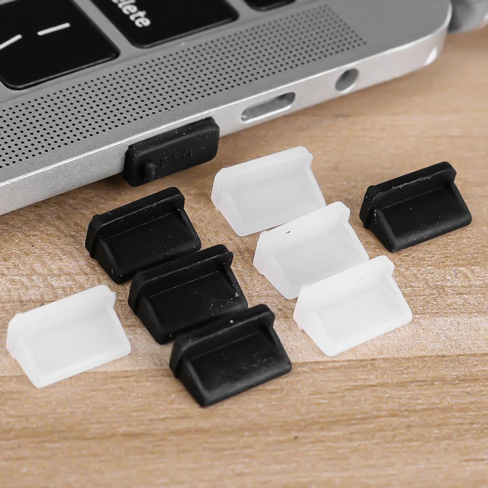 10-60 Stück Silikon-Staubstopfen für USB-A Ladeanschlusskappe Buchse Universal Staubdichte Anschluss-Schutzhüllen für PC Notebook Laptop