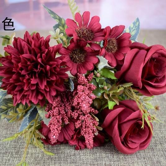 

Розы, головки персидских роз, искусственные цветы, украшения для дома, реквизит для фотосъемки, букеты ручной работы, свадьбы бордовый