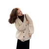 Verhoog je stijl met deze pluizige cardigan met een trendy textuur en een vleugje Deze cardigan heeft lange een dikke breinaald en een gladde [MSFQSNB]