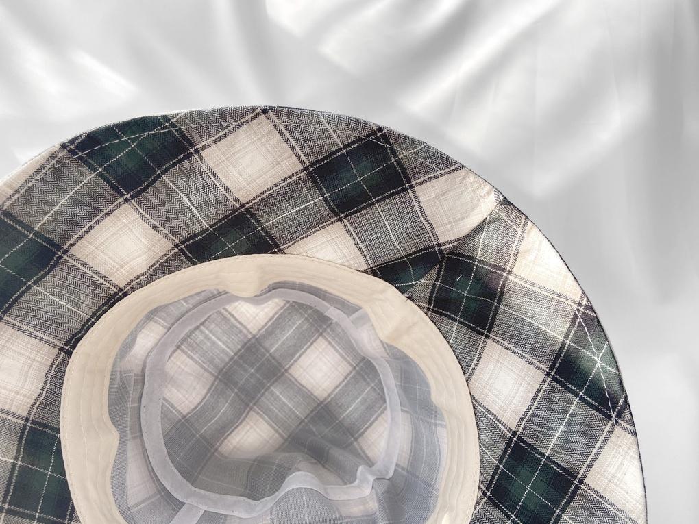 Women's Unisex Mixed Check Bucket Hat Bucket Hat