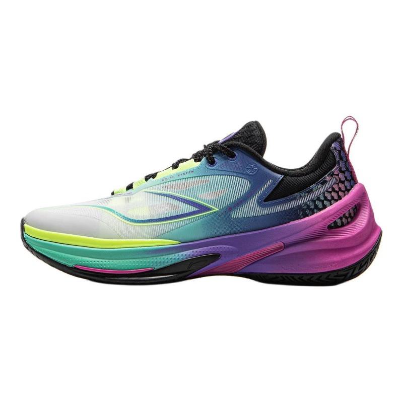 Li-Ning YOUNG Youth Low-Top Basketball Shoes White Blue YKBV022-7 39