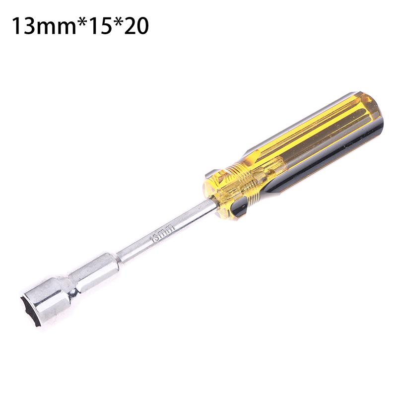 4/5/5.5/6/7/8/9/10/11/12/13/14Mm Hex Socket Head Handle Crv Shaft Nut Screwdriver Nut-Wrench M3 M4 Screwdriver Casing Batch Hand