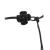 PU Leather Waist Rope with Vintage Flower Styles Selfknotted Waist Cord Belt for Unique Fashion Women Daily Wear