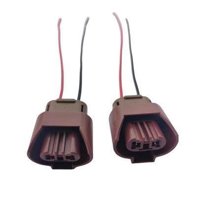 2Pcs For Auris Headlight Bulb Socket Hir2 Wiring Connector Plug Adapter 9006 9012 Hb4 9005 Oe# 9098011659