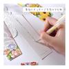 Moin Moin Bookmark Set - Oil Painting Art, 30 Designs, Realistic 3D Effect, Cute Pink Moon & Flower Field Theme, "Flower, Sea & Moon" Design, Extra