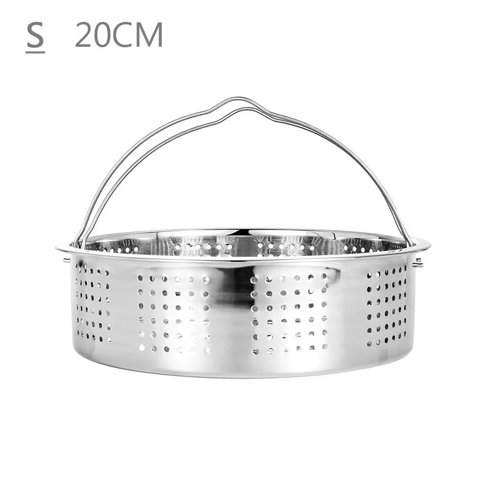 S/M/L Zelenina Nerezový koš Kompatibilní s hrncem s otvory Klec Pařák Vařič Cukrářské formy