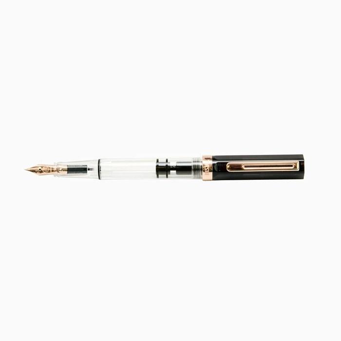 Twisbi Fountain Pen Eco TW02000 Smoke Rose Gold Black