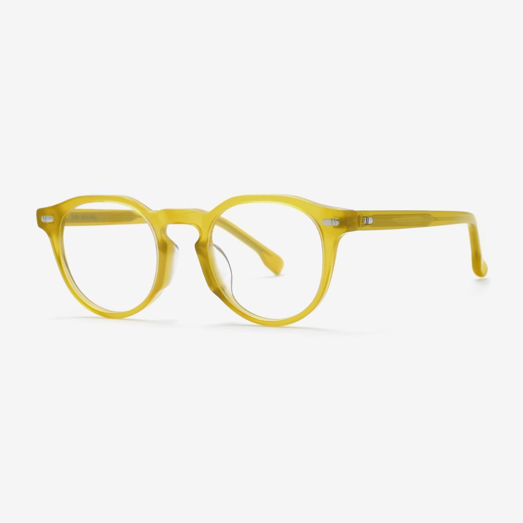 Alloaiweeo [Aloxrounz] Boston Frame Ara7101 C1 Amber