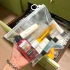20pcs 20 Silk Sundries Sorting Bag HD Transparent Travel Sock Packaging Zipper Bag  Travel