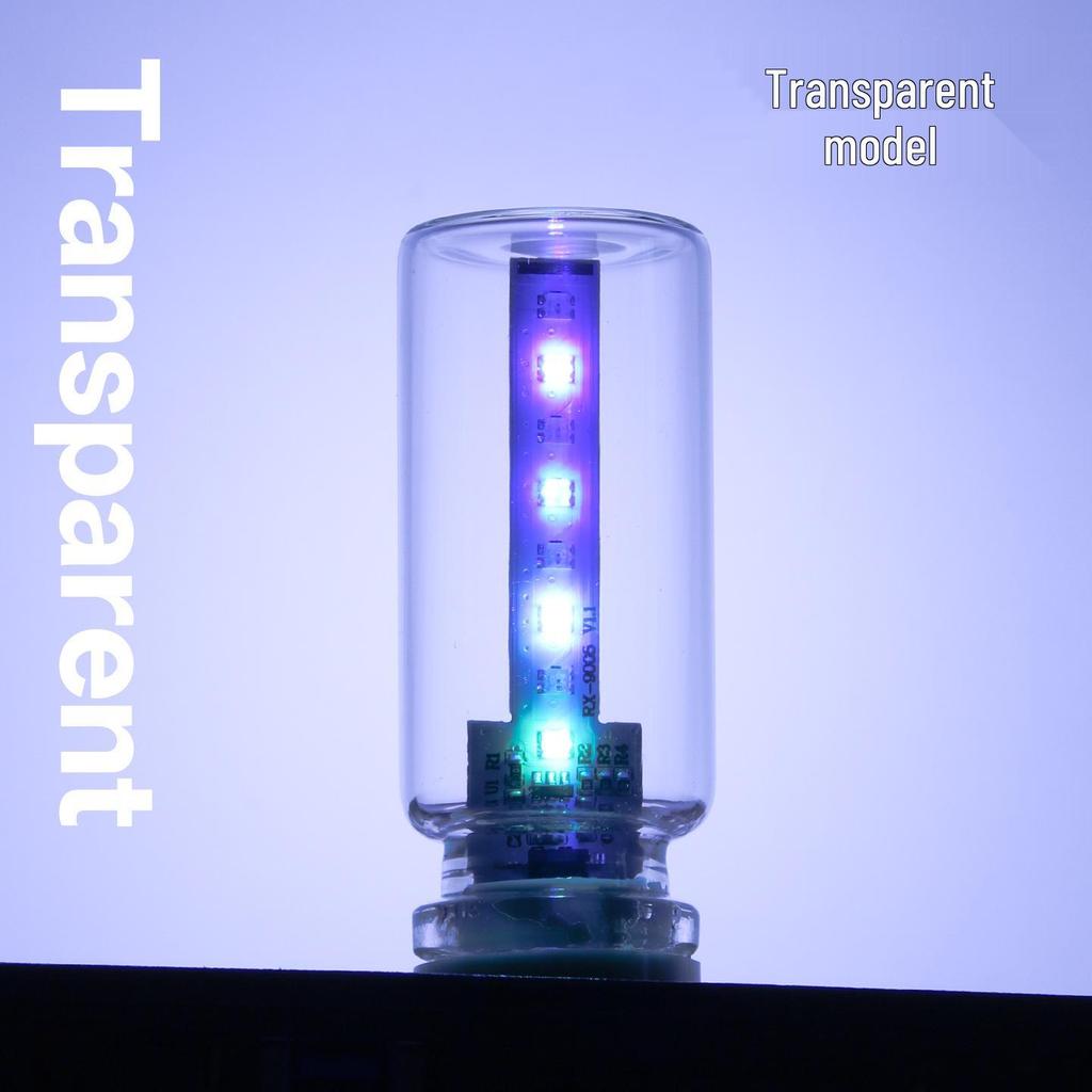 RX9005 USB LED Night Light: Colorful Glass Bottle Ornament for Christmas