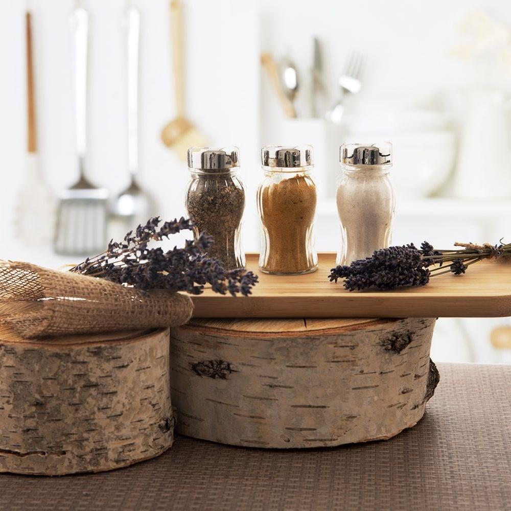 Rectangular Bamboo Plate Tray for Snacks and Sushi Appetizers 25cm