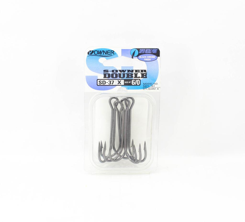 Owner SD-36 Double Hook Stinger 3/0 – For Bass & Sea Bass Fishing Lures - View #8