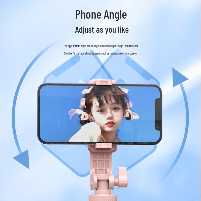 Mini Mobiltelefonstativ: Vikbart Selfie- & Livestream-stativ
