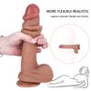 Woman Masturbates Foreskin Body Skin Liquid Silicone Simulation Penis Style Real Feeling Novel Penis