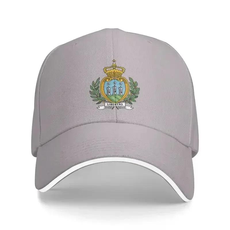 Punk Coat Of Arms Of San Marino Baseball Cap Men Women Adjustable Dad Hat Sun Protection