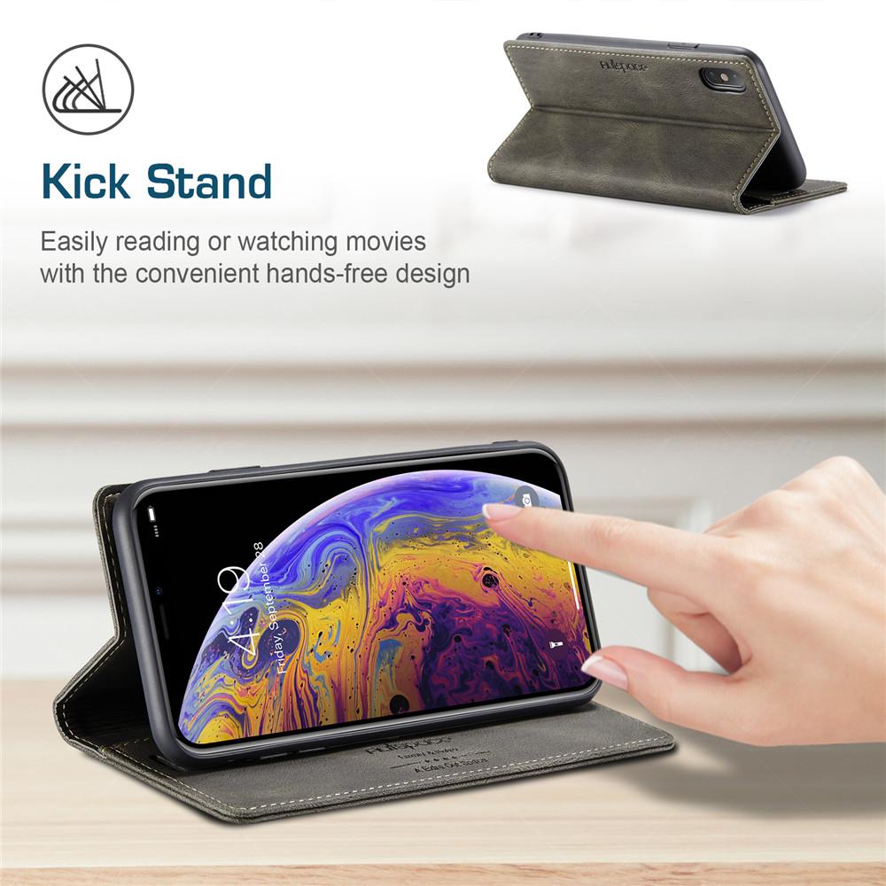 For iPhone XS Max Case Flip Leather Phone Cover For iPhone X XS Case Luxury Magnetic Flip Wallet Coque For Apple iPhone XR Cover