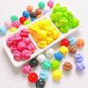 5pcs/lot Butter Spiral Diy Handmade Pendant Beaded Jewelry Cute Minimalist Mobile Phone Chain Twisted Bead Straight Beads