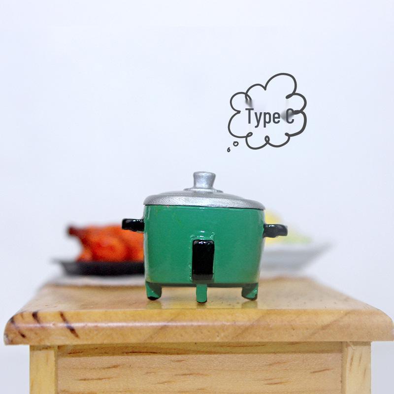 Miniature Dollhouse Rice Cooker Model D223 - Dollhouse Accessories for Play Scenes